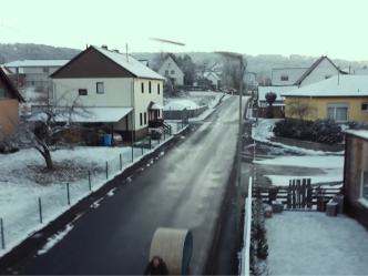 Die Bahnhofstraße in Etzbach
